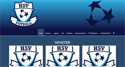 Desktop Screenshot of hsvfotball.no