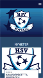 Mobile Screenshot of hsvfotball.no
